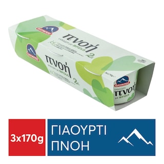 ΠΝΟΗ | YOGHURT ΑΓΕΛΑΔΟΣ 2 % ΛΙΠΑΡΑ ΠΝΟΗ 510 GR