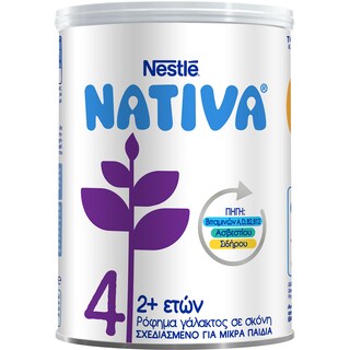 NATIVA | Γάλα Νηπιακό Σκόνη Νο4 2+ Ετών 400gr