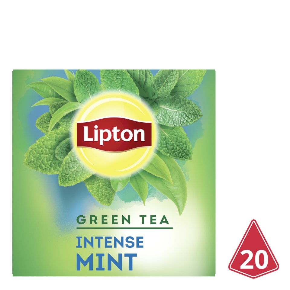 LIPTON Τσάι Πράσινο Spingy Mint Πυραμίδα 20x1.4g