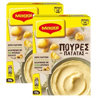 MAGGI | Πουρές Πατάτας Στιγμής 250g + 125g Δώρο