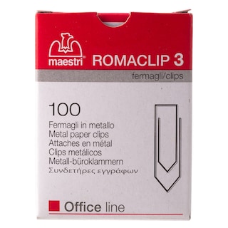 - | Συνδετήρες Romaclip 3 100 Τεμάχια