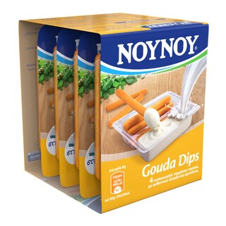 ΝΟΥΝΟΥ | Gouda Dips με Κριτσίνια 4x30g