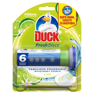 DUCK | FRESH DISCS | Block Λεκάνης WC Lime 36ml