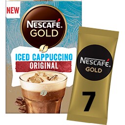 NESCAFE | GOLD | Στιγμιαίος Καφές Iced Cappuccino 7x15.5g