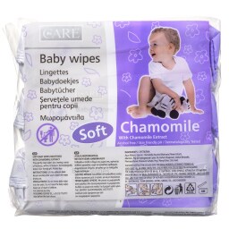 CARE | Μωρομάντηλα Χαμομήλι 3x72 Τεμάχια