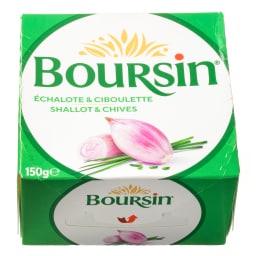 BOURSIN | BOURSIN SHALLOT & CHIVE 150GR