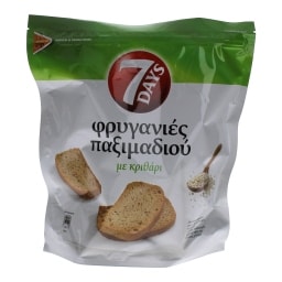 7DAYS | ΦΡΥΓΑΝΙΕΣ ΠΑΞΙΜΑΔΙΟΥ ΚΡΙΘΙΝΕΣ 200 GR