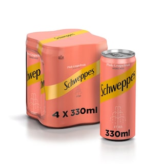 SCHWEPPES | Pink Grapefruit Κουτί 4 X330 ml  4 X330 ml