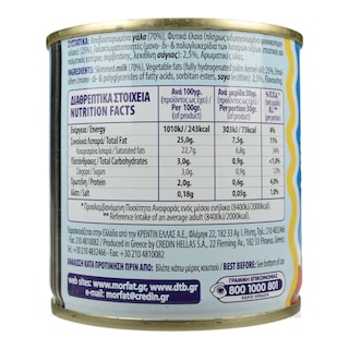 MORFAT | ΣΑΝΤΙΓΥ ΚΡΕΜΑ ΜΕΤΑΛΙΚΟ ΚΟΥΤΙ 250 GR