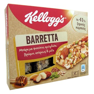 KELLOGGS | Μπάρες Δημητριακών Με Μέλι 4 X 32gr