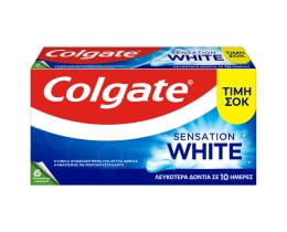 COLGATE | Οδοντόκρεμα Sensation White 2x75ml ΤΙΜΗ ΣΟΚ