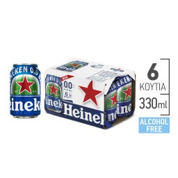 Μπύρα Χωρίς Αλκοόλ Κουτί 6x330ml