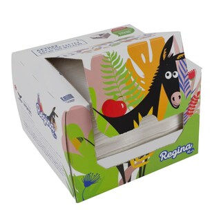 REGINA PLANET | Χαρτοπετσέτες Λευκές 30x30cm 100 Φύλλα 153g