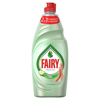 FAIRY | ΥΓΡΟ ΠΙΑΤΩΝ ΜΕ ΑΛΟΗ & ΑΓΓΟΥΡΙ 654 ML