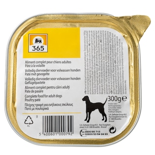 365 | Σκυλοτροφή Πατέ Πουλερικών 300g