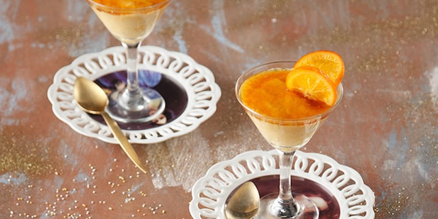 Πανακότα με μέλι και πορτοκάλι