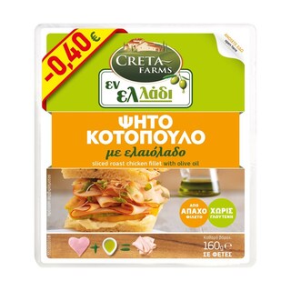 ΕΝ ΕΛΛΑΔΙ | Κοτόπουλο Ψητό Φέτες 160g Έκπτωση 0.40Ε