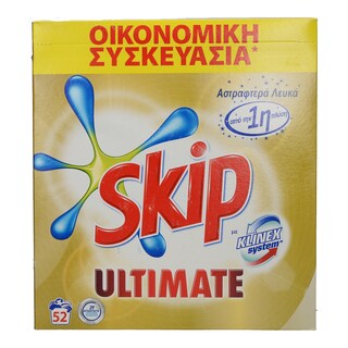 SKIP | ΣΚΟΝΗ ΠΛΥΝΤΗΡΙΟΥ ΡΟΥΧΩΝ ULTRA KLINEX 3.64 KG 52 ΜΕΖ