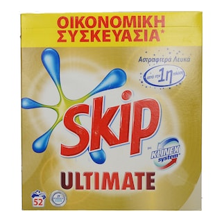 SKIP | ΣΚΟΝΗ ΠΛΥΝΤΗΡΙΟΥ ΡΟΥΧΩΝ ULTRA KLINEX 3.64 KG 52 ΜΕΖ