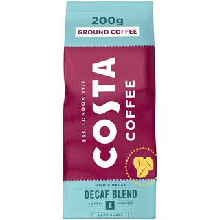 COSTA | Καφές Espresso Αλεσμένος Decaf Blend  200gr