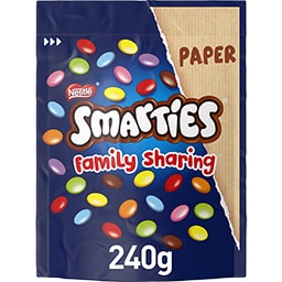 SMARTIES | Κουφετάκια Γεμιστά Σοκολάτα Γάλακτος Σακούλα 240gr