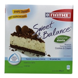 SWEET & BALANCE | Μείγμα Τούρτα Cookies & Cream Γλυκαντικά 300g