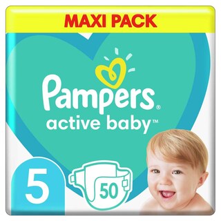 PAMPERS | PAMPERS ACTIVE BABY NO 5 50P MAXI