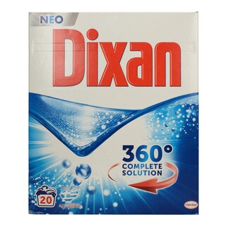 DIXAN | Σκόνη Πλυντηρίου Ρούχων 360 Complete Solution 20 Μεζούρες