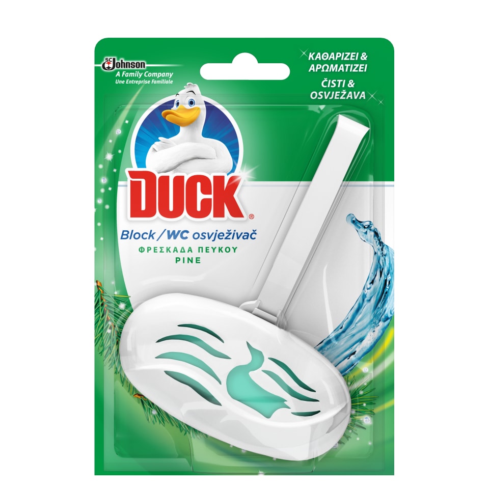 DUCK Στερεό WC Block Πεύκο 40g