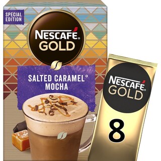 NESCAFE | Στιγμιαίος Καφές Salted Caramel Mocha 8x19g