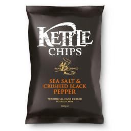 KETTLE | Τσιπς Θαλασσινό Αλάτι & Μαύρο Πιπέρι 150g