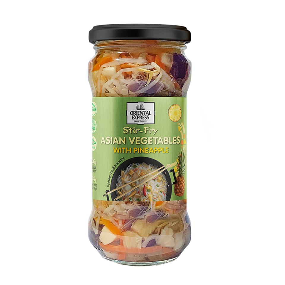 ORIENTAL EXPRESS Ασιάτικα Λαχανικά Ανάμικτα με Ανανά 330g