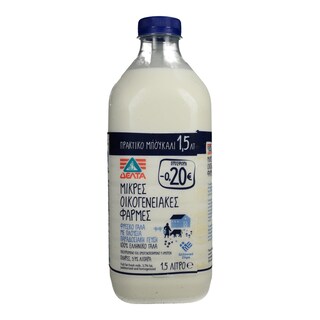 ΜΙΚΡΕΣ ΟΙΚΟΓΕΝΕΙΑΚΕΣ ΦΑΡΜΕΣ | ΔΕΛΤΑ ΜΟΦ ΦΡΕΣΚΟ ΠΛΗΡΕΣ 1.5LT 0.20E