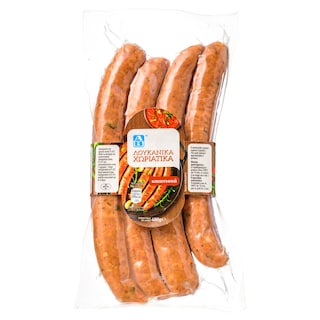 ΑΒ | Λουκάνικα Χωριάτικα Καπνιστά 480g
