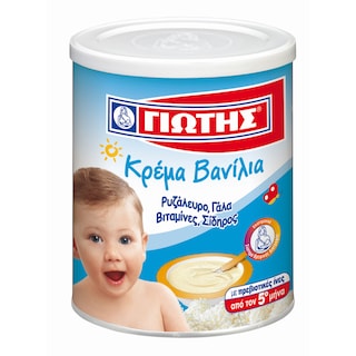 ΓΙΩΤΗΣ | Βρεφική Κρέμα Βανίλια 300g Έκπτωση 0.30Ε