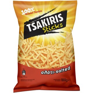 ΤΣΑΚΙΡΗΣ | Τσιπς Στίκς  100 gr