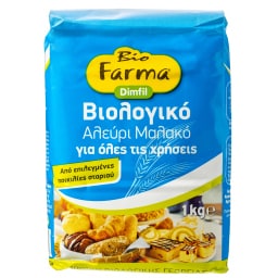 BIO FARMA | Αλεύρι Μαλακό Βιολογικό Για Όλες τις Χρήσεις 1kg