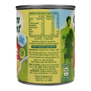 GREEN GIANT | CORN  165GR