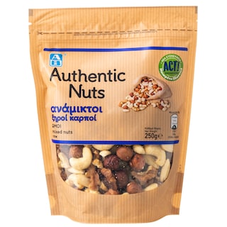 ΑΒ | Ανάμικτοι Ξηροί Καρποί Ωμοί 250gr