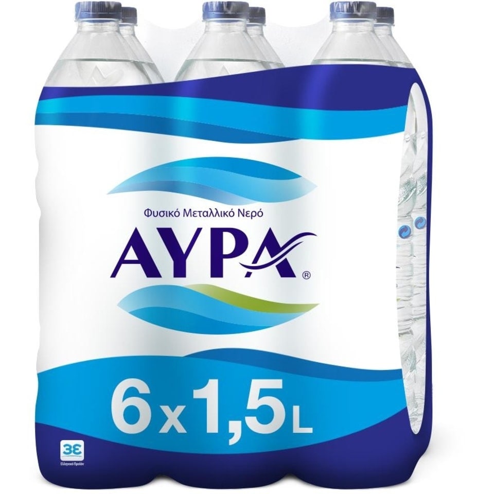 ΑΥΡΑ Νερό Φυσικό Μεταλλικό 6x1.5lt