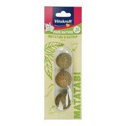 VITAKRAFT | Παιχνίδι Γάτας Μπάλες Matatabi + Catnip 1 Τεμάχιο