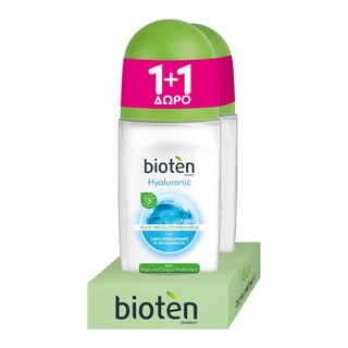 BIOTEN | Αποσμητικό Roll On Hyaluronic 50ml 1+1 Δώρο