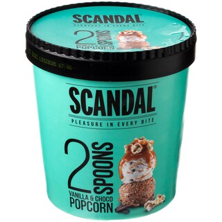 SCANDAL | Παγωτό Vanilla & Choco Pop Corn 475g
