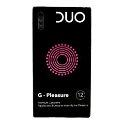 DUO | Προφυλακτικά G Pleasure 12 Τεμάχια