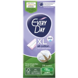 EVERY DAY | Panty Liners XL All Cotton 24 Pieces