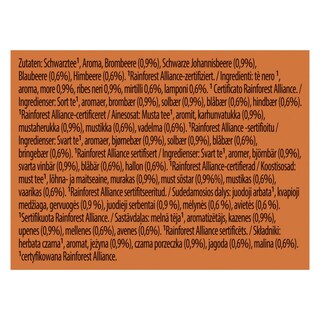 LIPTON | Τσάι Μαύρο Blue Fruits 36gr