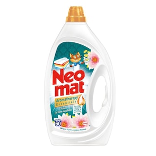 NEOMAT | Υγρό Πλυντηρίου Ρούχων Λωτός Μπαλί & Έλαιο Αμυγδάλου 60 Μεζούρες