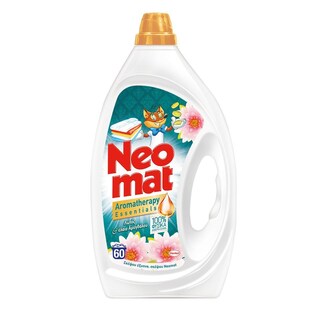 NEOMAT | Υγρό Πλυντηρίου Ρούχων Λωτός Μπαλί & Έλαιο Αμυγδάλου 60 Μεζούρες