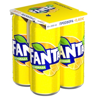 FANTA | FANTA ΛΕΜΟΝΙ Κ/Τ 4Χ330ML ΕΚΠΤ.0.60Ε