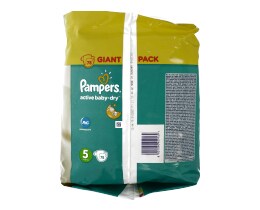 PAMPERS | ΠΑΝΕΣ ACTIVE BABY DRY GIANT NΟΥΜΕΡΟ 5 (11-18KG) 78 ΤΕΜ